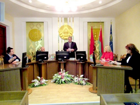В актовом зале Климовичского райисполкома состоялся Пленум Совета районного объединения профсоюзов