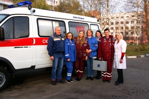 Отделение скорой медицинской помощи Климовичской центральной районной больницы получило новую машину