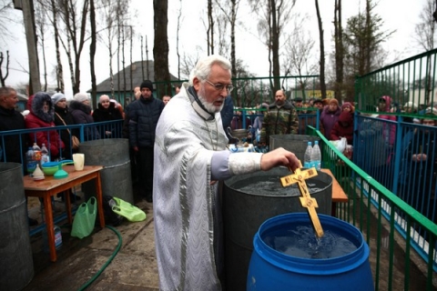 На Климовщине православные верующие отметили Крещение Господне