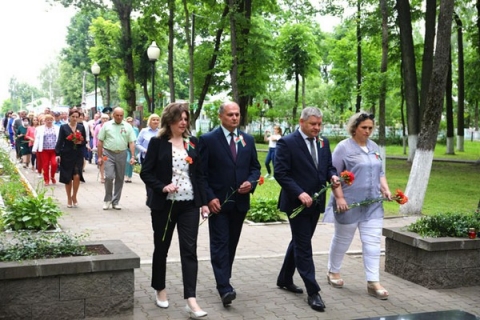 Митинг-реквием, посвященный всенародной памяти жертв Великой Отечественной войны, прошел в Климовичах 22 июня