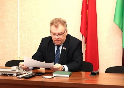 Депутат Парламента Владимир Азаренко встретился с избирателями Климовичского района