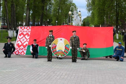 В Климовичах прошло торжество ко Дню Государственного флага, Государственного герба и Государственного гимна Республики Беларусь