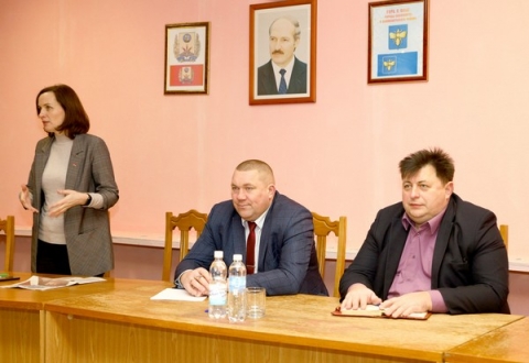 Председатель Климовичского райисполкома Михаил Демидов встретился с работниками райпо