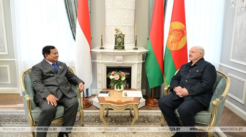 Лукашенко провел встречу с Президентом Индонезии Прабово Субианто